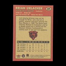 Load image into Gallery viewer, 2000 Fleer Tradition Brian Urlacher Rookie #309