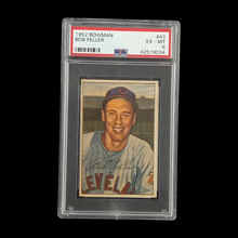 Load image into Gallery viewer, 1952 Bowman Bob Feller #43 PSA 6