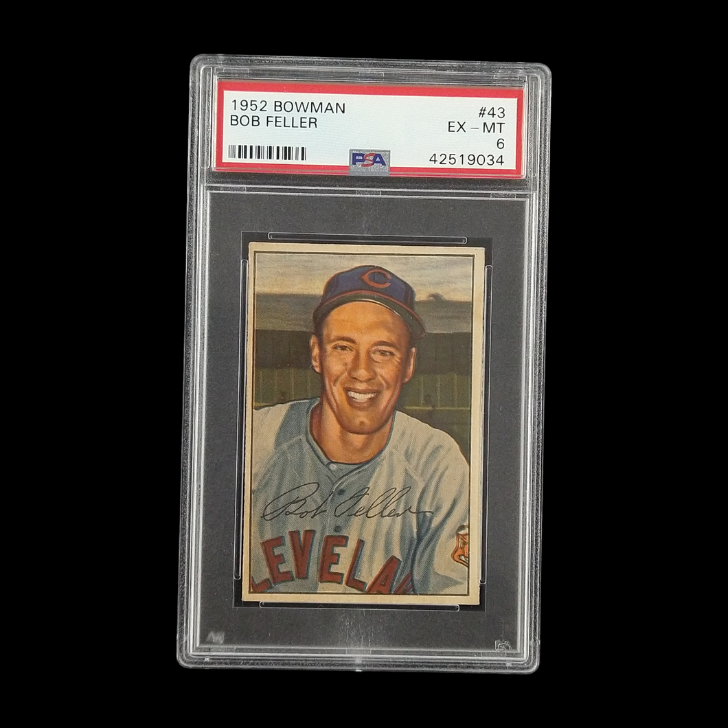 1952 Bowman Bob Feller #43 PSA 6