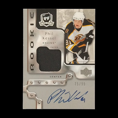 2006-07 Upper Deck The Cup Phil Kessel Rookie Patch Auto Serial # /99