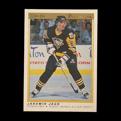 1990-91 O-Pee-Chee Premier Jaromir Jagr Rookie #50