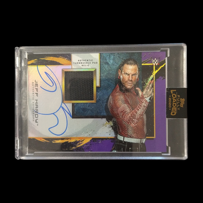 2020 Topps WWE Fully Loaded Jeff Hardy Relic Autograph /25
