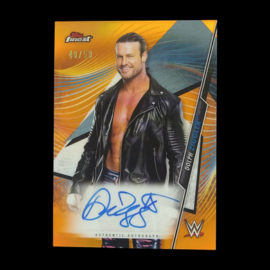 2020 Topps Finest Orange Refractor Dolph Ziggler Autograph /25