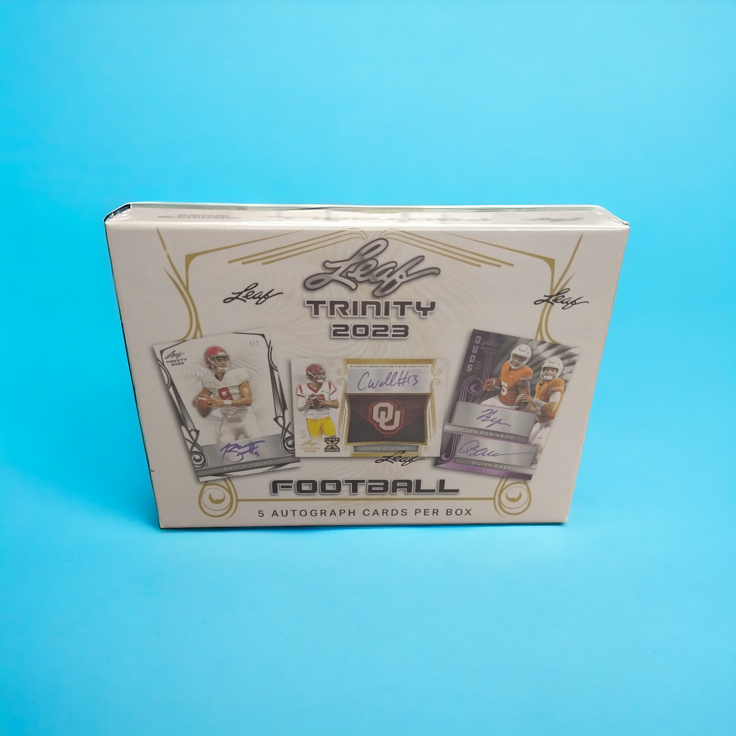 2023 Leaf Trinity Football Hobby Box