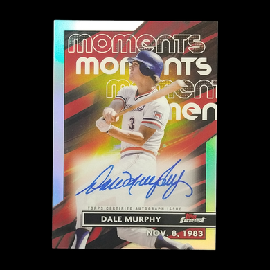 2023 Topps Finest Dale Murphy Autograph