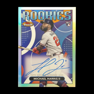 2023 Topps Finest Michael Harris The Rookies Autograph