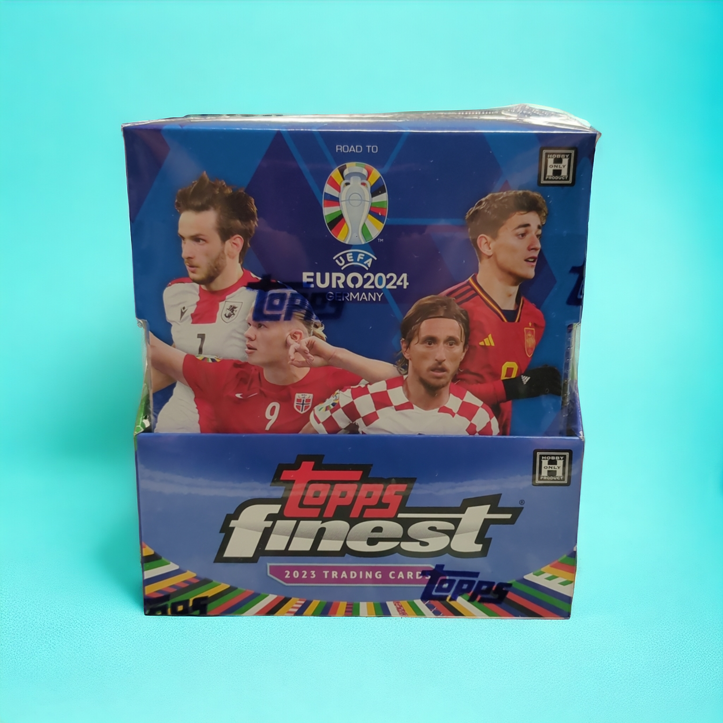 2023 Topps Finest Road To Euro 2024 Soccer Hobby Box