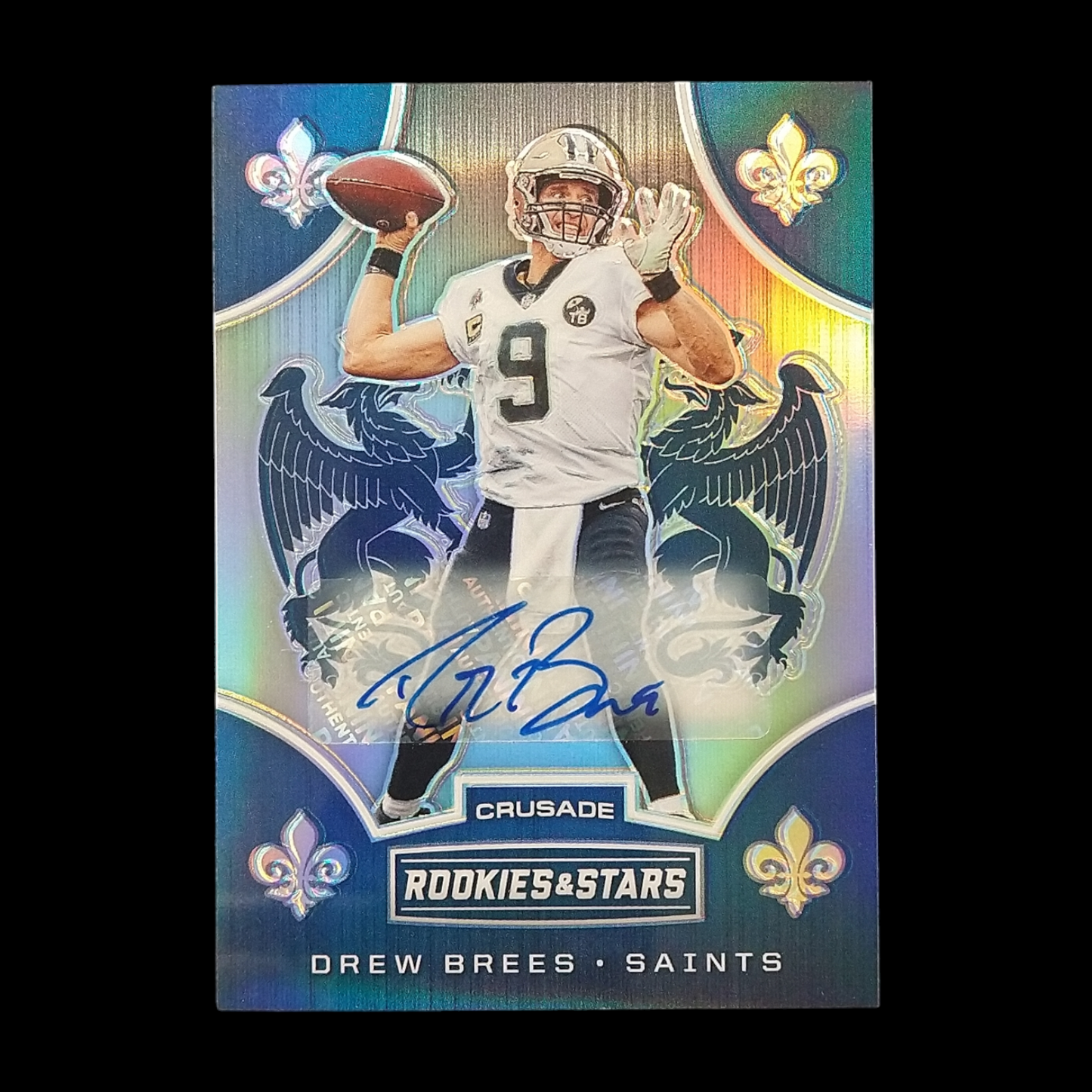 2019 Panini Rookies & Stars Crusade Drew Brees Prizm Autograph /3