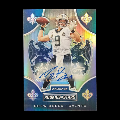 2019 Panini Rookies & Stars Crusade Drew Brees Prizm Autograph /3