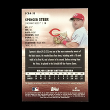 Load image into Gallery viewer, 2023 Topps Stadium Club Spencer Steer Rookie Autograph