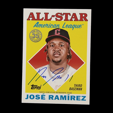 2023 Topps Jose Ramirez All Star Autograph