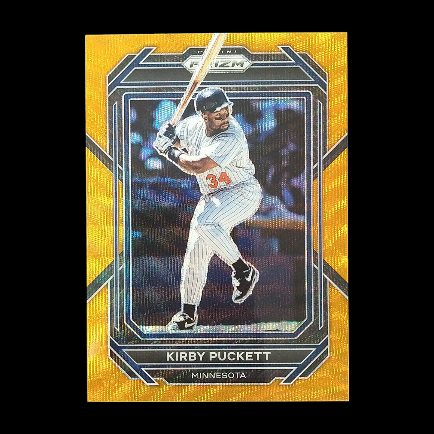 2023 Panini Prizm Kirby Puckett Orange Wave /50