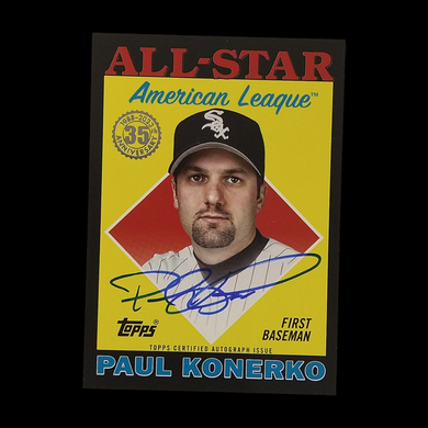 2023 Topps All Star Paul Konerko Autograph /50