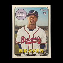 Load image into Gallery viewer, 2018 Topps Heritage Ronald Acuna Jr Rookie