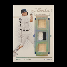 Load image into Gallery viewer, 2021 Panini Flawless Miguel Cabrera Triple Bat Jersey Patch /15