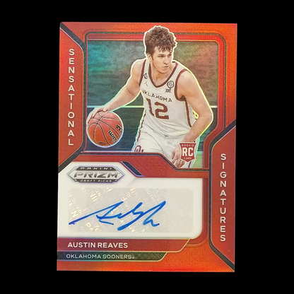 2021-22 Panini Prizm Draft Austin Reaves Red Rookie Autograph /199