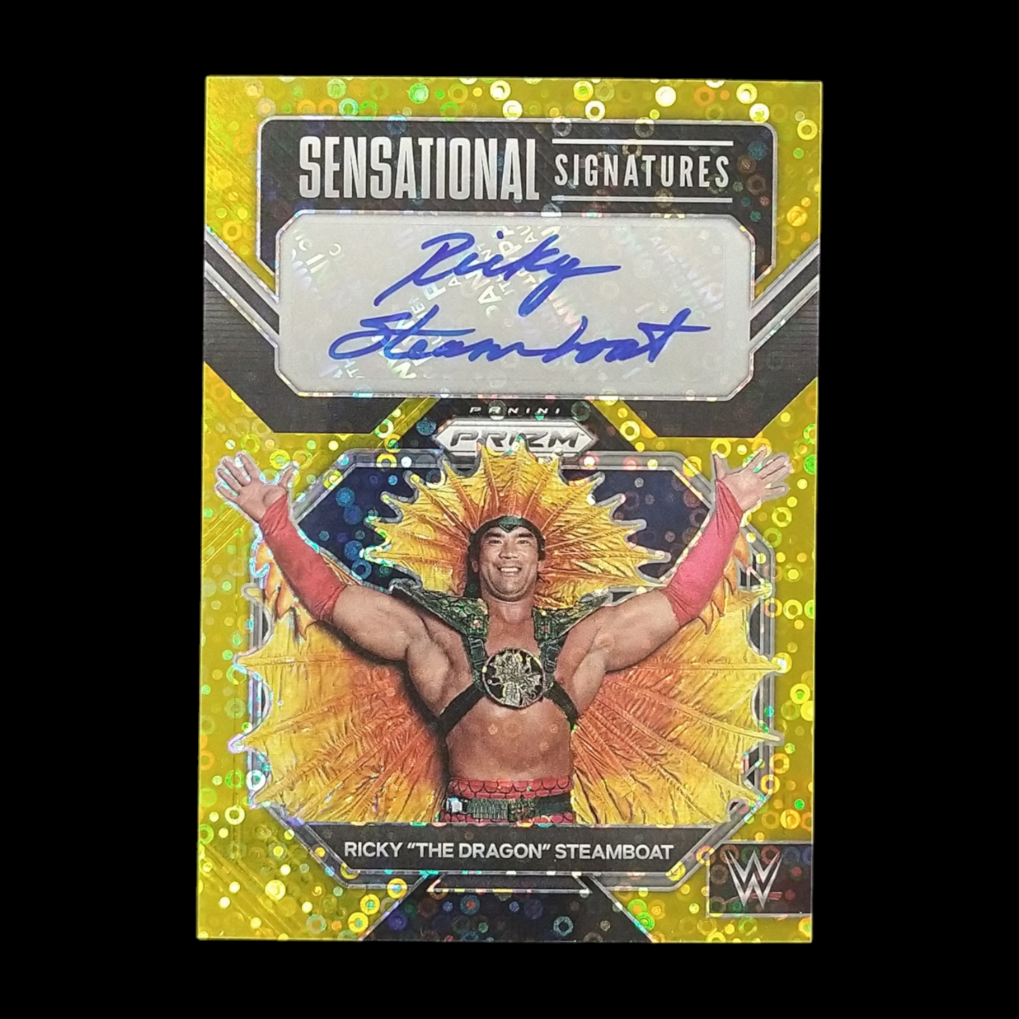 2023 Panini Prizm Fast Break Ricky The Dragon Steamboat Gold Autograph /10