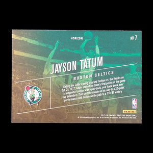 2017-18 Panini Prestige Jayson Tatum Rookie Horizon Highlight Reel