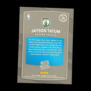 2017-18 Panini Donruss Optic Jayson Tatum Rated Rookie