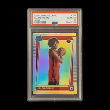 Load image into Gallery viewer, 2021 Panini Donruss Optic Jalen Green Holo Rookie Prizm PSA 10