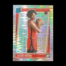 Load image into Gallery viewer, 2021-22 Panini Donruss Optic Jalen Green Rated Rookie Pulsar Prizm