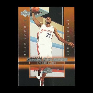 2003-04 Upper Deck LeBron James Rookie Exclusives