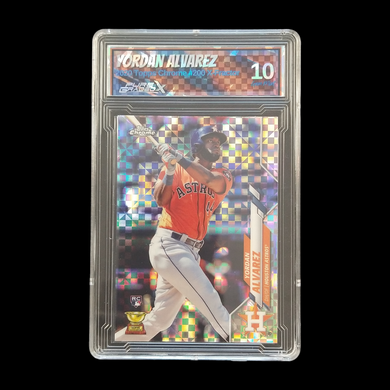 2020 Topps Chrome Yordan Alvarez Rookie X-Fractor Pure Graded 10