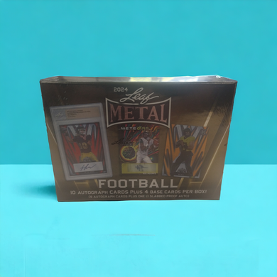 2024 Leaf Metal Draft Football Hobby Jumbo Box