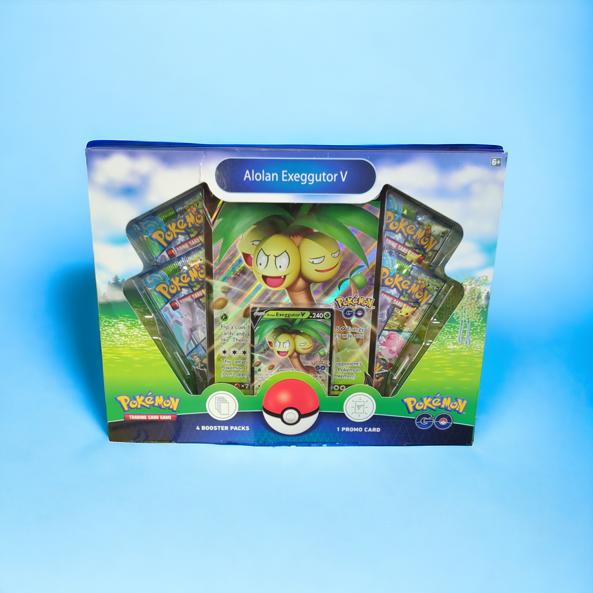 Pokémon Go Trading Card Game Alolan Exeggutor V Box – SCJ