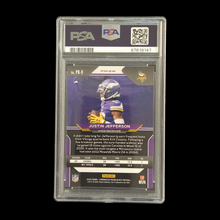 Load image into Gallery viewer, 2020 Panini Chronicles Justin Jefferson Prizm Black Silver PSA 10