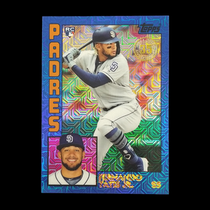 2019 Topps Chrome Fernando Tatis Jr Silver Pack Rookie Blue Refractor /150