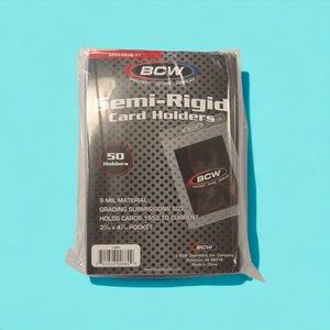 BCW Semi Rigid Card Holders Pack of 50