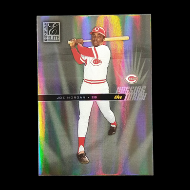 2004 Donruss Elite Joe Morgan & Barry Larkin Passing The Torch /50