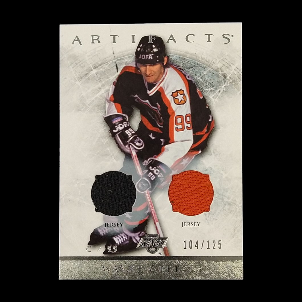 2012-13 Upper Deck Artifacts Wayne Gretzky All Star Dual Jersey /125