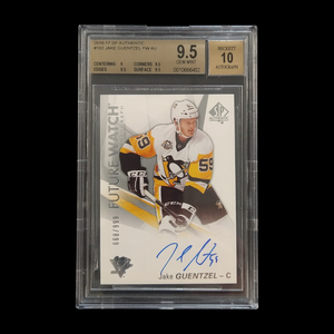 2016-17 Upper Deck SP Authentic Jake Guentzel Future Watch Rookie Autograph /999 BGS 9.5 / 10