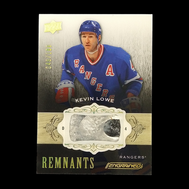 2018-19 Upper Deck Engrained Kevin Lowe Stick Relic /100