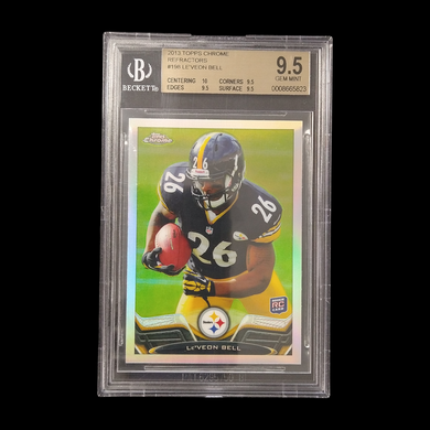 2013 Topps Chrome Le'Veon Bell Rookie Refractor BGS 9.5