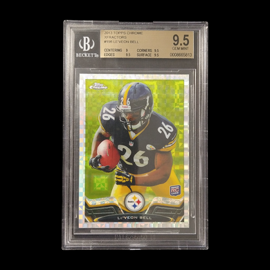 2013 Topps Chrome Le'Veon Bell Rookie X Refractor BGS 9.5