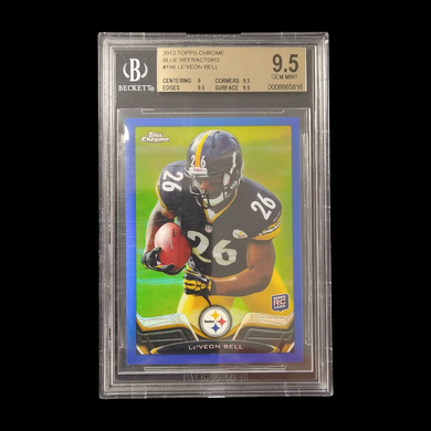 2013 Topps Chrome Le'Veon Bell Rookie Blue Refractor /199 BGS 9.5