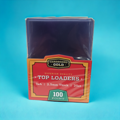 100 Pt Cardboard Gold Toploads