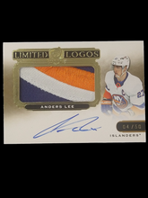 Load image into Gallery viewer, 2020-21 Upper Deck The Cup Anders Lee Limited Logo Jersey Patch Autograph /50