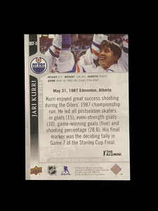 2020-21 Upper Deck Jari Kurri Day With The Cup