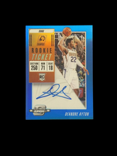 Load image into Gallery viewer, 2018-19 Panini Optic Contenders DeAndre Ayton Rookie Blue Prizm Autograph /99