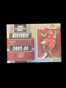 2018-19 Panini Optic Contenders LeBron James Rookie of The Year Prizm