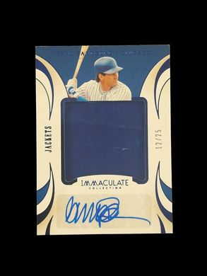 2020 Panini Immaculate Ryne Sandberg Jacket Relic Autograph /25