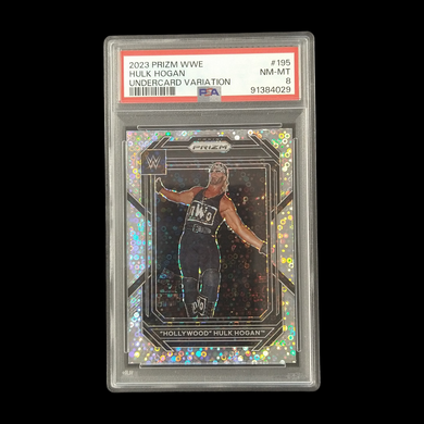 2023 Panini Prizm Hulk Hogan Undercard Variation PSA 8