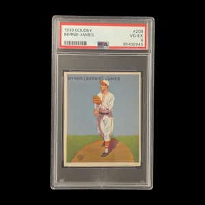 1933 Goudey Bernie James PSA 4