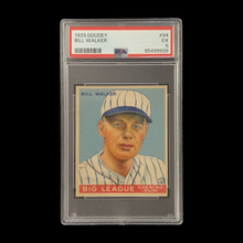 Load image into Gallery viewer, 1933 Goudey Goudey Bill Walker PSA 5