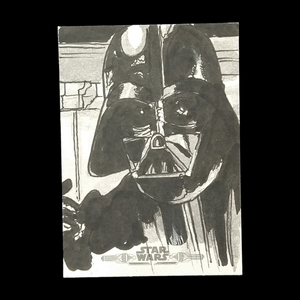 Topps Star Wars Darth Vader 1/1 Sketch Card