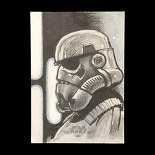 Load image into Gallery viewer, Topps Star Wars Space Storm Trooper 1/1 Sketch Card